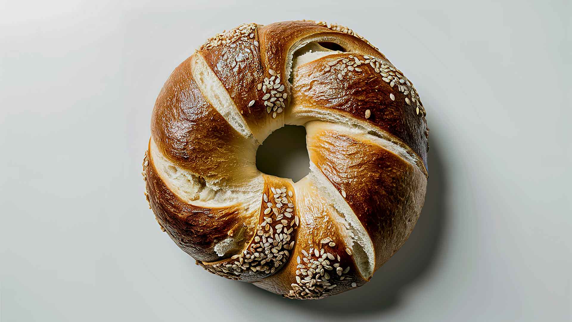 طرز تهیه نان کرم کنجدی گردویی