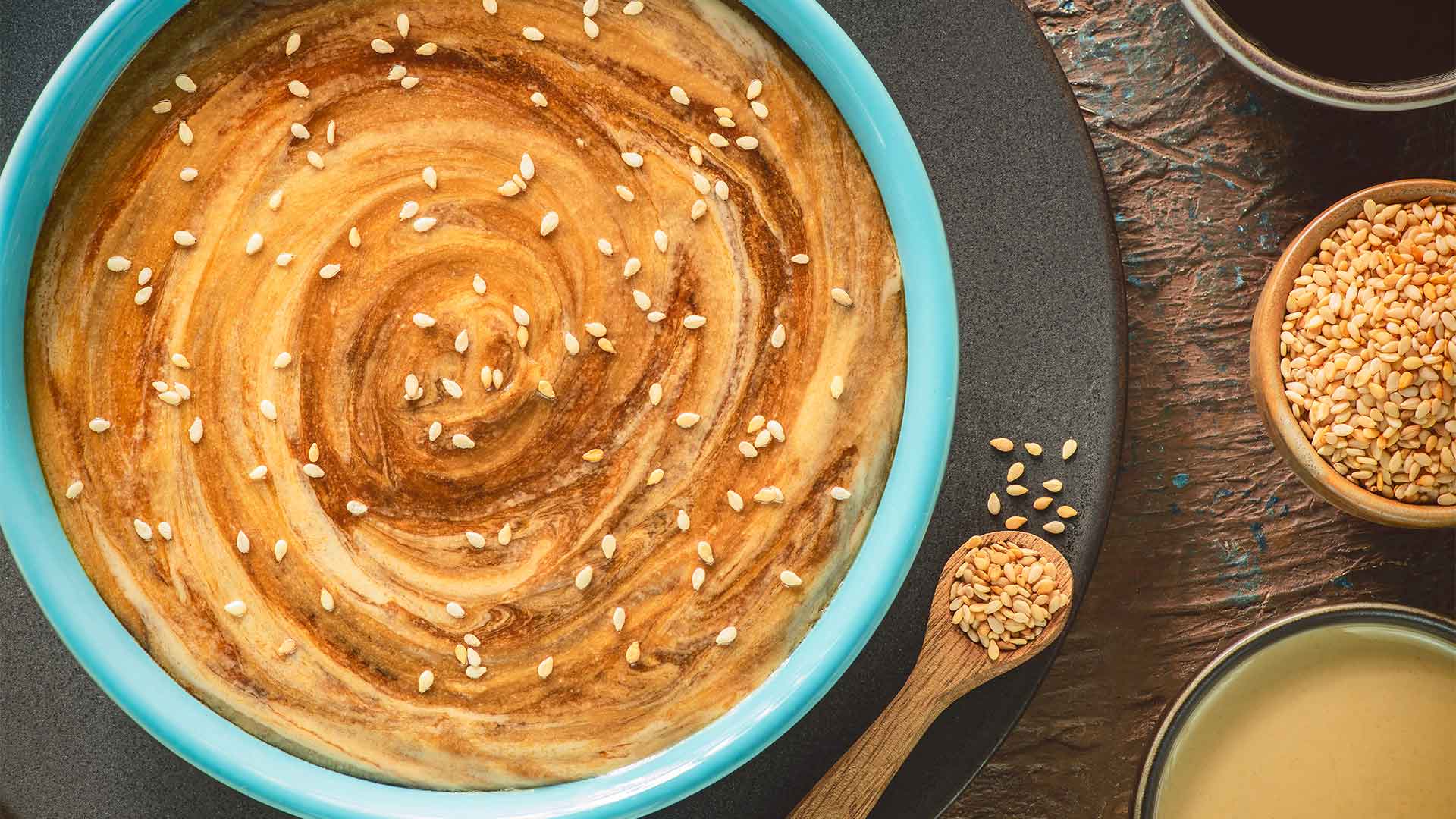 شیرینی ارده و خرما