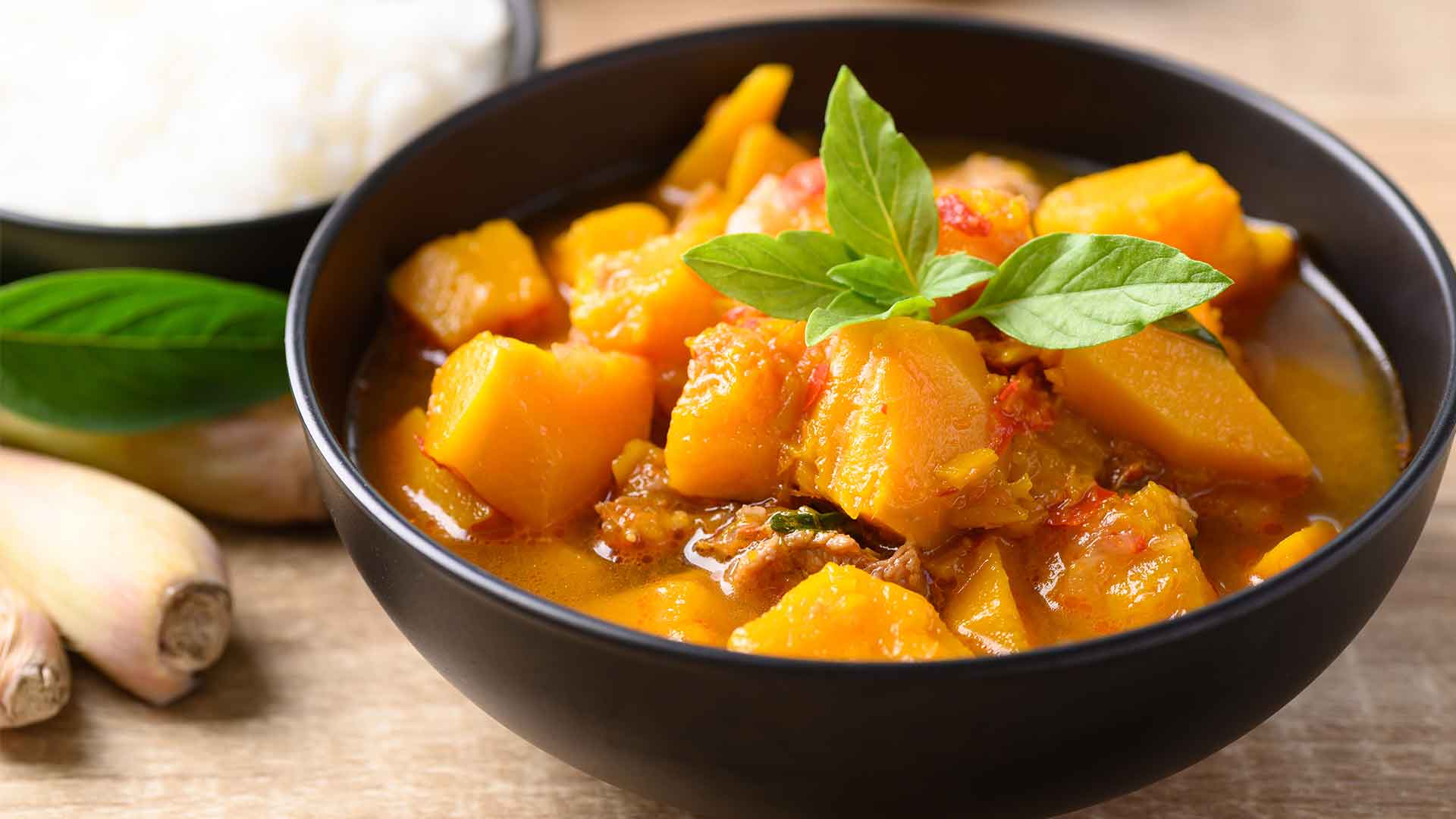 خورش کدو حلوایی با کنجد