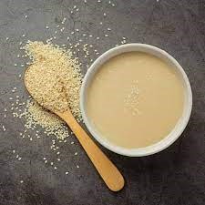 قنبر پلو با مرغ و سس ارده